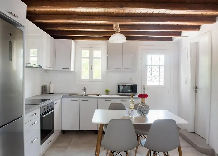 Vila Glamorous 2br In Ornos With Amazing Sea View! *